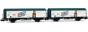 2-tlg. Set JPD-G&uuml;terwagen San Miguel der RENFE in Ep.V, Firma Arnold, Art.-Nr.HN6704