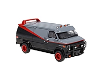 GMC Vandura 1983 schwarz- rot A-Team, Firma Brekina, Art.-Nr.18250