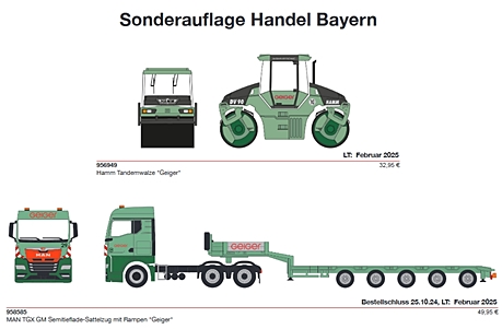 Herpa Sonderauflage Handel Bayern